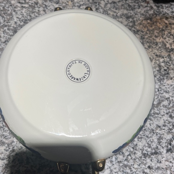 Fissler Asta Lincoware Casserole Dish Cornucopia Fruit Enamelware Dutch Oven - Picture 7 of 8